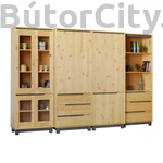 Kép 19/20 - Lexa végig üveges, keskeny, jobbos szekrény (32)