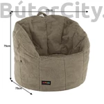 Kép 3/6 - Almero babzsák, szürkésbarna