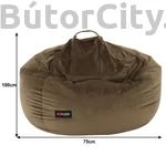 Kép 3/4 - Trikalo babzsák (szürkésbarna)