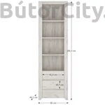 Kép 2/4 - Angel könyvespolc (Typ11)