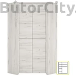 Kép 1/4 - Angel sarokszekrény (Typ21)