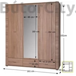 Kép 2/4 - Grand gardróbszekrény (Typ02)