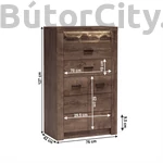 Kép 2/5 - Infinity komód 06