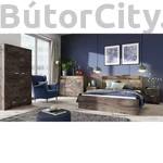 Kép 3/6 - Infinity komód vitrinnel 08 - sötét kőris