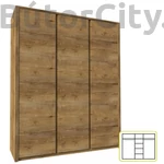 Kép 1/4 - Montana gardróbszekrény (S3D)