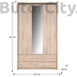 Kép 3/4 - norty-gardrobszekreny-3d4s-typ1