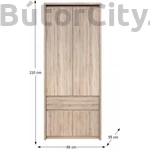 Kép 3/4 - Norty szekrény 4D1S (Typ 2)