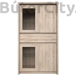 Kép 1/4 - Norty vitrines komód 2D2W1S (Typ 7)