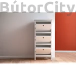 Kép 2/7 - Olje cipősszekrény, 3 fiók