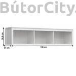 Kép 2/7 - Olje fali szekrény (160)