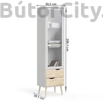 Kép 4/7 - Oslo keskeny vitrin 75461