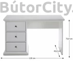 Kép 2/3 - Paris íróasztal (77821)