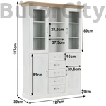 Kép 2/5 - Royal nagy vitrin (W2D)