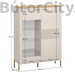 Kép 3/4 - Runol alacsony vitrin (1D1W)
