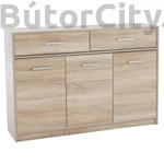 Kép 1/4 - Teyo nagy komód, sonoma tölgy (3D2S)