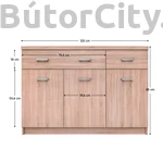 Kép 2/3 - Topty sonoma komód 07