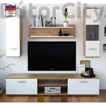 Kép 2/3 - Waw new nappali sor (wotan tölgy/fehér)