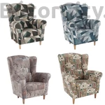 Kép 3/5 - Charlot mintás füles fotel (választható minták)