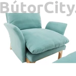 Kép 3/5 - Zander fotel lábtartóval (szürke vagy mentol)