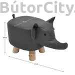 Kép 2/3 - Elefánt puff