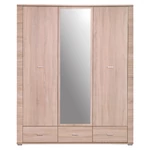 Kép 4/5 - Tükrös szekrény typ 2, sonoma tölgy, GRAND