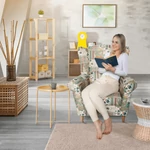 Kép 8/11 - Füles fotel, szövet patchwork viorica 1, CHARLOT