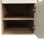 Kép 11/20 - Sarok számítógépasztal, sonoma tölgyfa/fehér, MAURUS NEW MA11