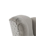 Kép 12/20 - Dizájnos fotel, anyag, cappuccino/minta, BELEK