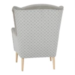 Kép 9/20 - Dizájnos fotel, anyag, cappuccino/minta, BELEK