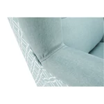 Kép 10/11 - Dizájnos fotel, anyag, mentol/minta, BELEK