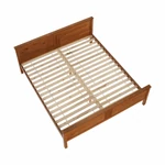 Kép 13/20 - Ágy, tűnyalábos fenyőfa tölgy árnyalatban, 160x200, PROVO