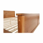 Kép 8/20 - Ágy, tűnyalábos fenyőfa tölgy árnyalatban, 160x200, PROVO