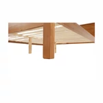 Kép 9/20 - Ágy, tűnyalábos fenyőfa tölgy árnyalatban, 160x200, PROVO