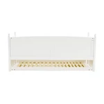 Kép 11/18 - Ágy pótággyal, tűnyalábos fenyőfa, fehér, 90x200, GLAMIS