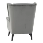 Kép 9/11 - Fotel-füles, világosszürke/fekete, RODEZA