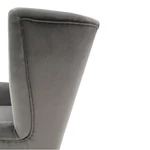 Kép 4/11 - Fotel-füles, világosszürke/fekete, RODEZA