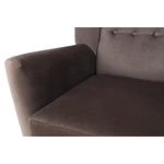 Kép 10/11 - Fotel-füles, taupe-szürke-barna/bükk, RODEZA