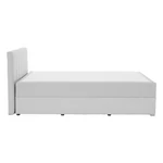 Kép 11/20 - Boxspring típusú ágy 120x200, világosszürke, FERATA KOMFORT