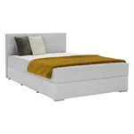 Kép 12/20 - Boxspring típusú ágy 120x200, világosszürke, FERATA KOMFORT