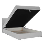 Kép 17/20 - Boxspring típusú ágy 120x200, világosszürke, FERATA KOMFORT