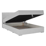 Kép 18/20 - Boxspring típusú ágy 120x200, világosszürke, FERATA KOMFORT