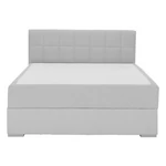 Kép 19/20 - Boxspring típusú ágy 120x200, világosszürke, FERATA KOMFORT