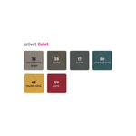 Kép 2/20 - Boxspring típusú ágy 140x200, világosszürke, FERATA KOMFORT