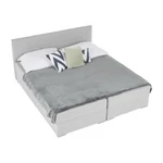 Kép 13/20 - Boxspring típusú ágy 160x200, világosszürke, FERATA KOMFORT