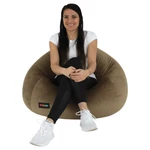 Kép 1/20 - Babzsák, szürkésbarna TAUPE szövet, TRIKALO