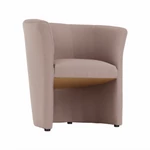 Kép 1/9 - Klub fotel,  pasztell rózsaszín anyag, CUBA