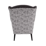 Kép 1/11 - Design fotel, Velvet anyag barna/minta Terra, BELEK