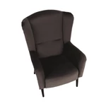 Kép 2/11 - Design fotel, Velvet anyag barna/minta Terra, BELEK