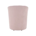 Kép 11/20 - Klub fotel puffal, rózsaszín, ROSE