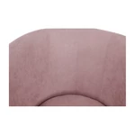 Kép 19/20 - Klub fotel puffal, rózsaszín, ROSE